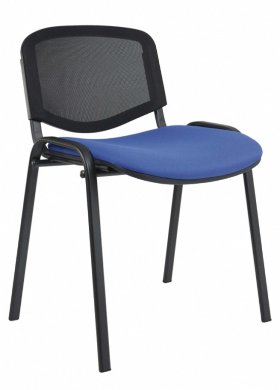 Konferenční židle Taurus TN NET  - koženka bílá