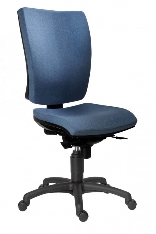 Kancelářská židle 1580 SYN GALA  - Koženka černá