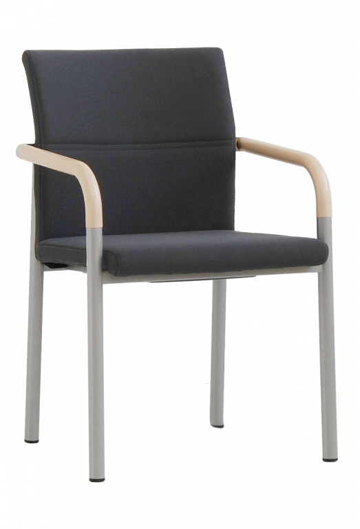 Konferenční židle Aluform_3 6431-113  - Šedá