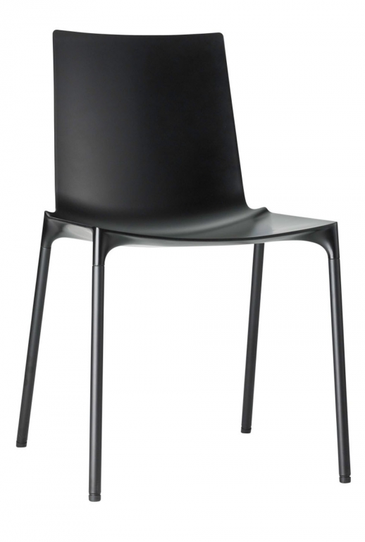 Plastová židle macao 6836-200  - Černošedá 97