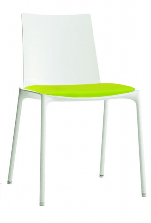 Plastová židle macao 6836-201  - Oranžová