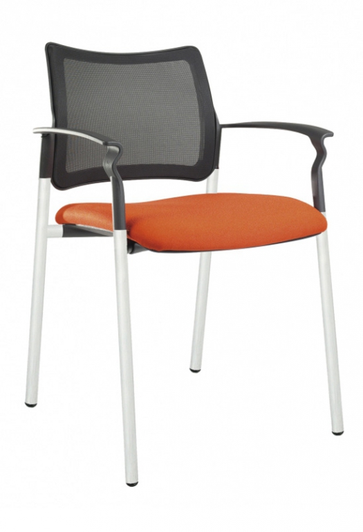 Jednací židle 2170 C Rocky NET  - Černá