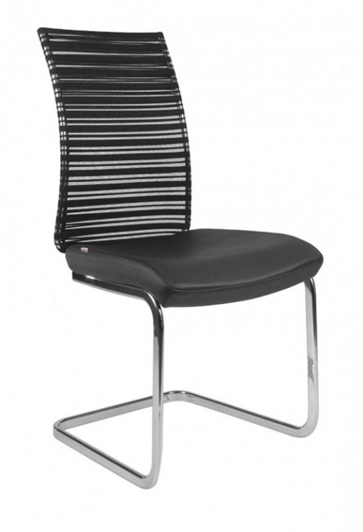 Konferenční židle 1975/S Marilyn  - Koženka černá