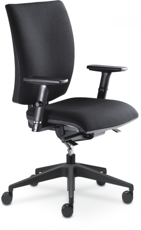 Kancelářšká židle Lyra 235-SYS  - koženka šedá
