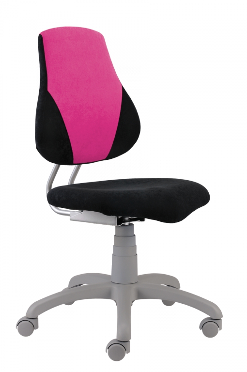 Rostoucí židle FUXO V-LINE  - Růžovo-šedá
