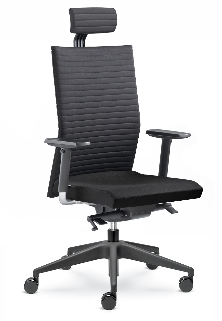 Kancelářská židle Element 430+HO - černá/černá