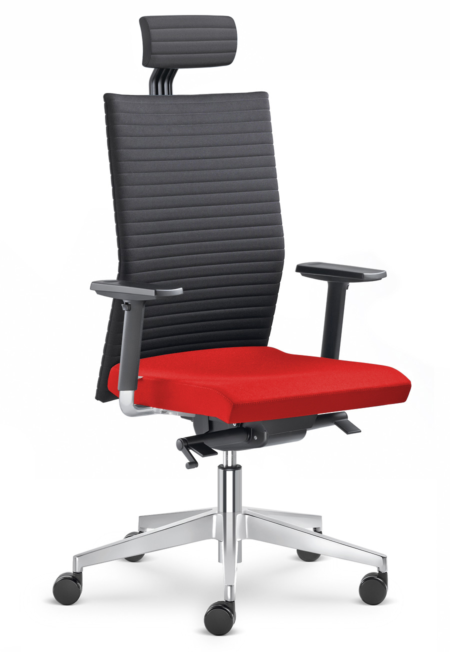 Kancelářská židle Element 430-SYS-HO-F40-N6  - černá/červená