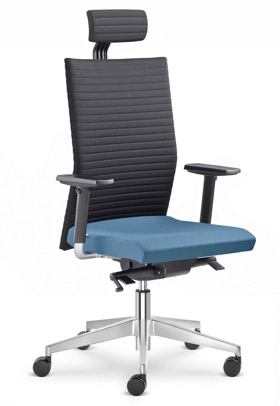Kancelářská židle Element 435-SYS-F40-N6  - černá/modrá