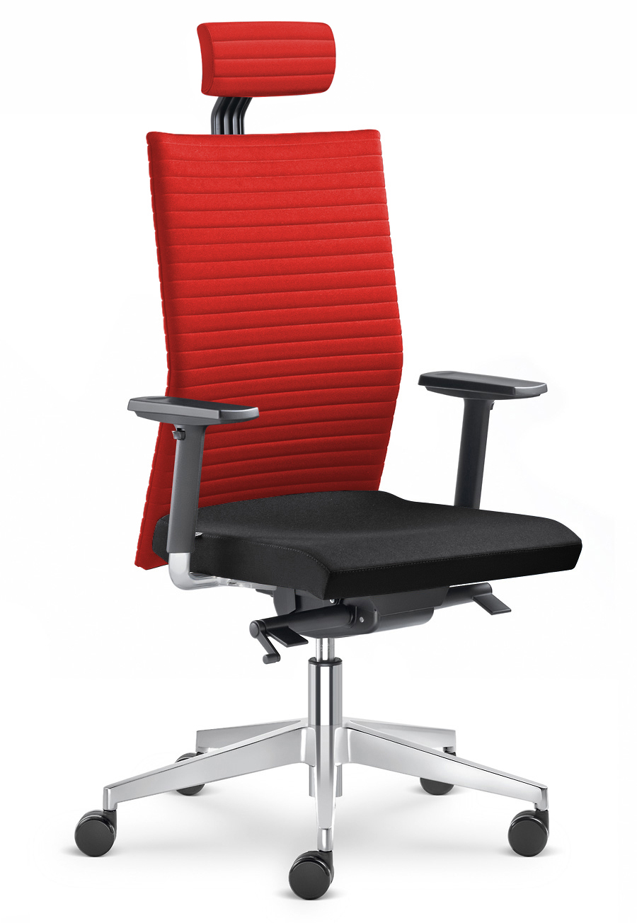 Kancelářská židle Element 435-SYS-F40-N6  - červená/černá