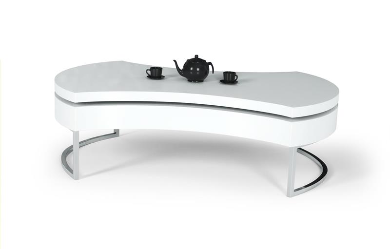 Konferenční stolek Aurea 115x80x38cm - Bílá