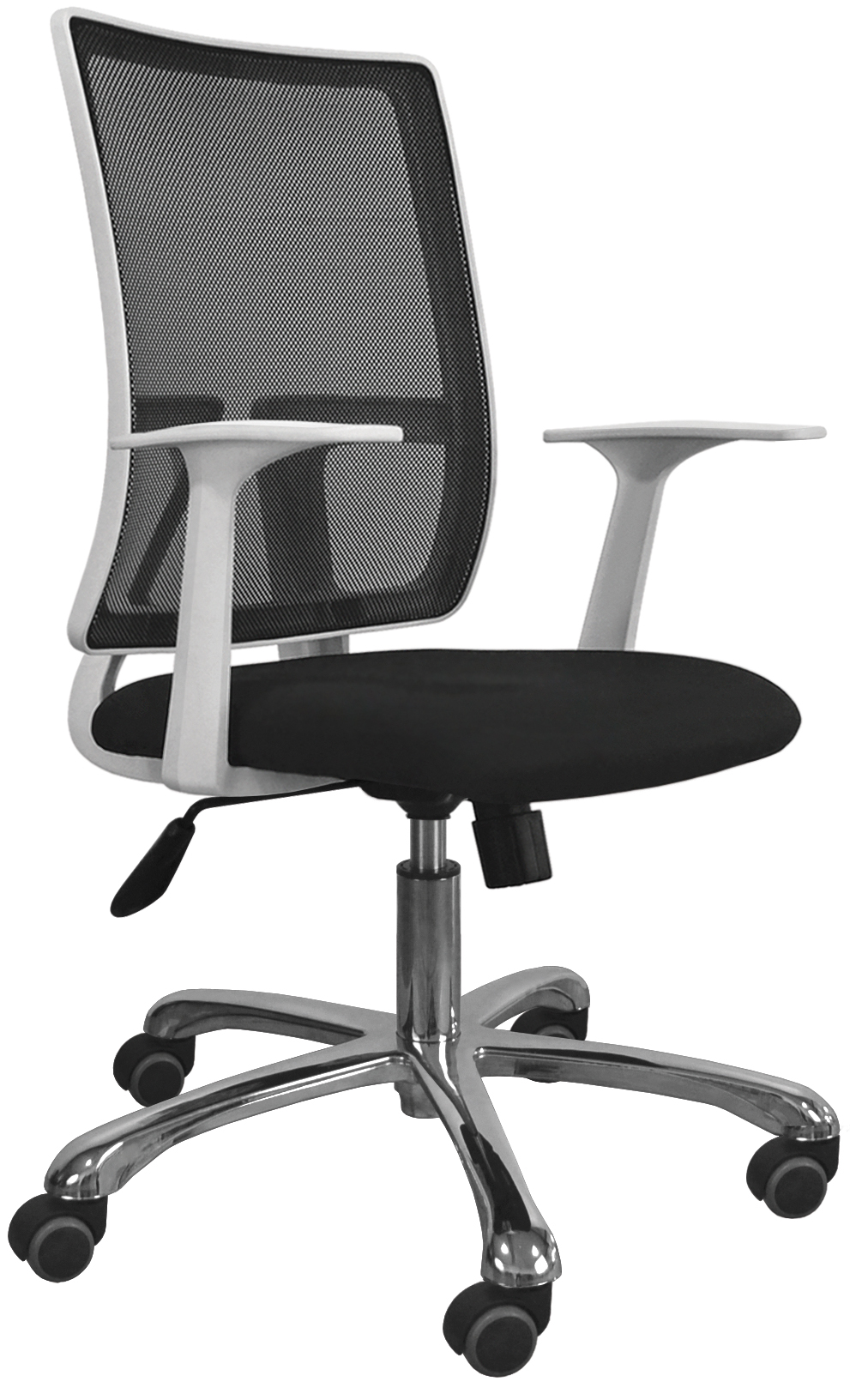 Kancelářská židle Libra Low W - Bílý plast