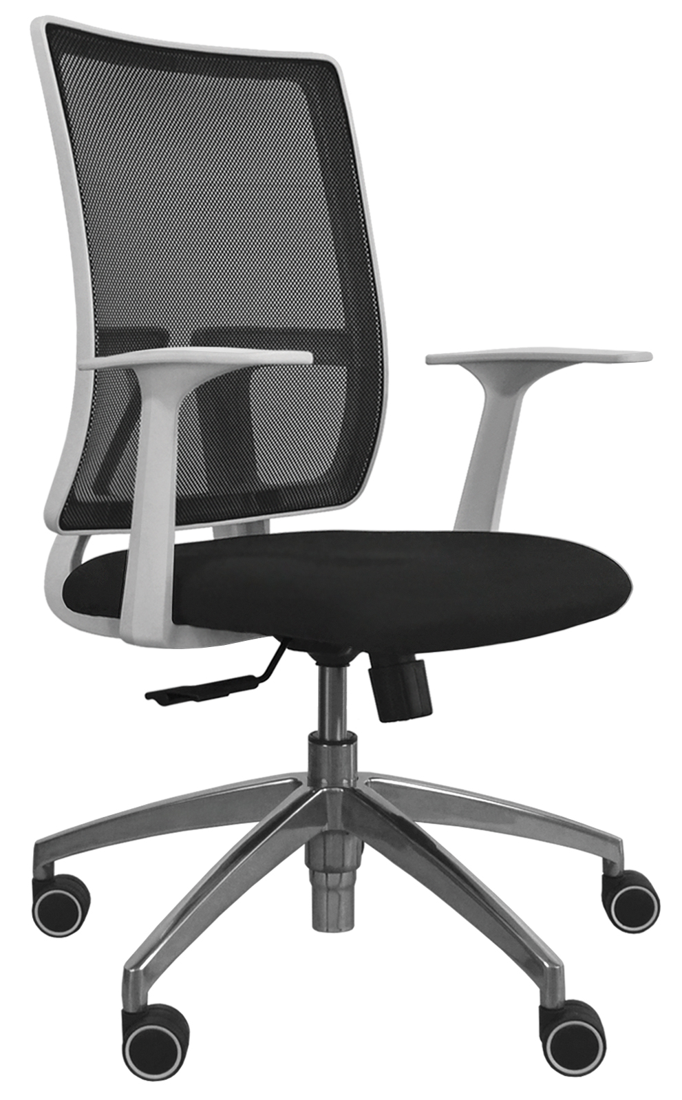 Kancelářská židle Libra Low Plus W - Bílý plast