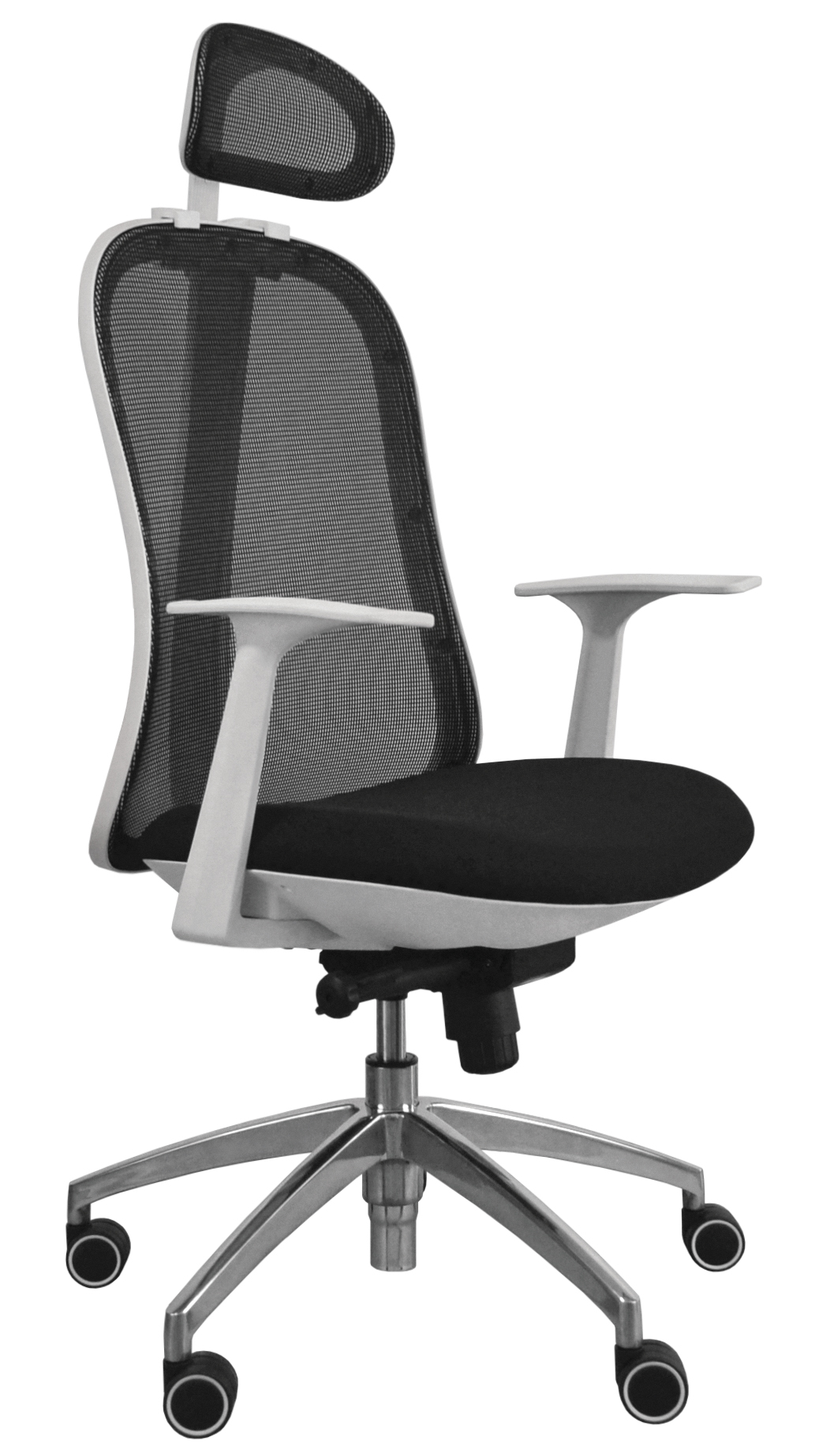 Kancelářská židle Libra High W - Bílý plast